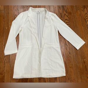 Have White Blazer
with Striped Accents